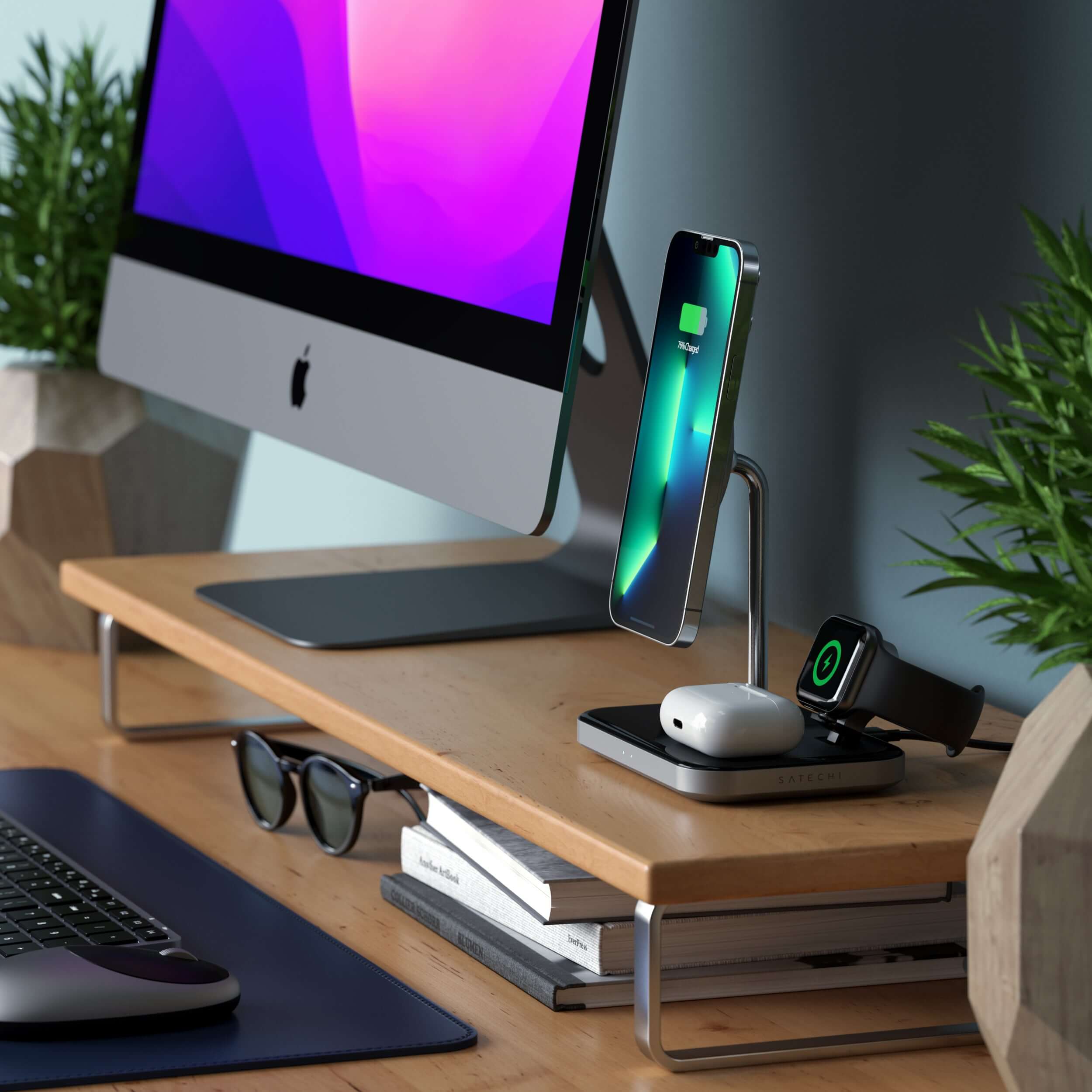 3-in-1 Magnetic Wireless Charging Stand