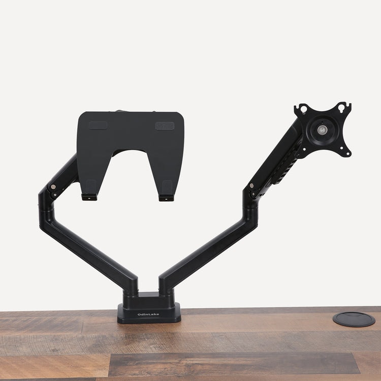 Dual Arm Monitor Stand + Laptop Stand