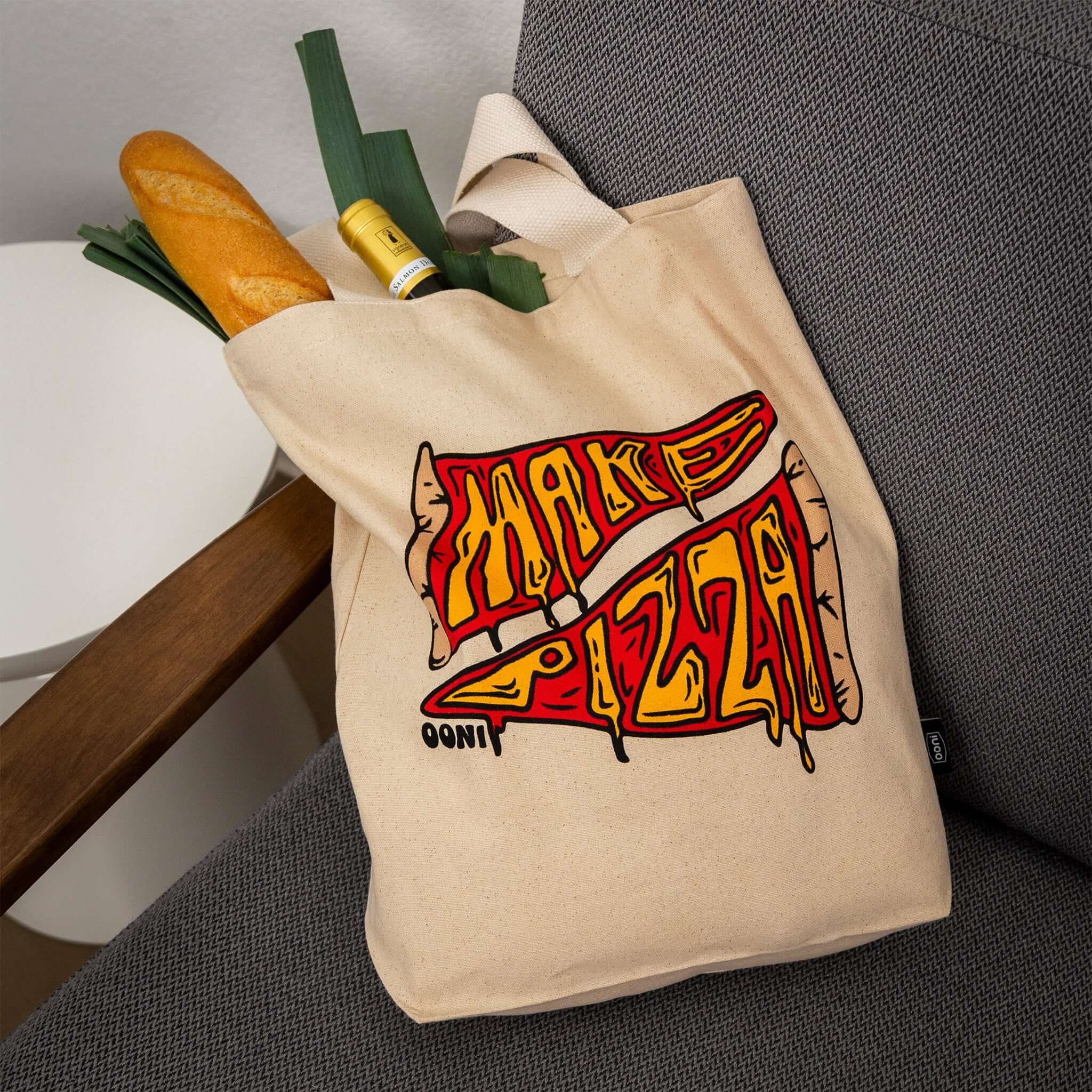 Make Pizza Slice Tote Bag